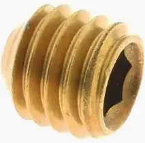 Price Drop 3/8-16 X 3/4" Cup Point Socket Set Screws Brass (100 / Pkg.)