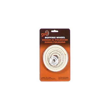 Buffing Wheel 4" Spiral Sewed Coarse 1/2" Arbor - No. 527-40-4 Final Sale